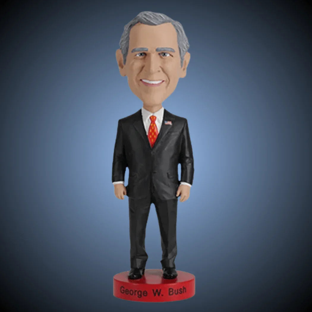George W. Bush Presidential Bobblehead Collectible - Limited Edition - LiberTees for All