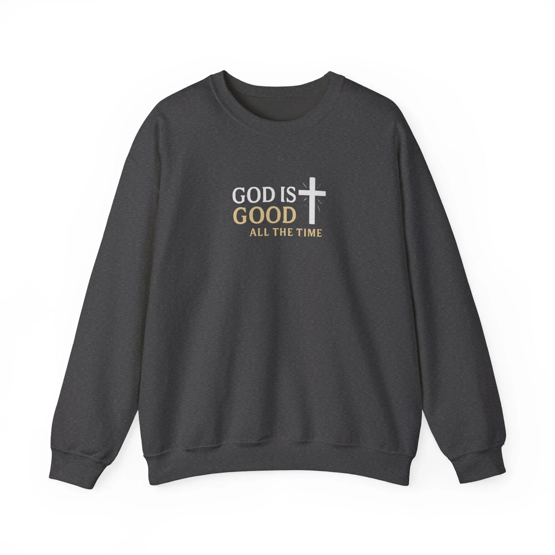 God is Good Crewneck Sweatshirt — Faith Pullover - LiberTees for All