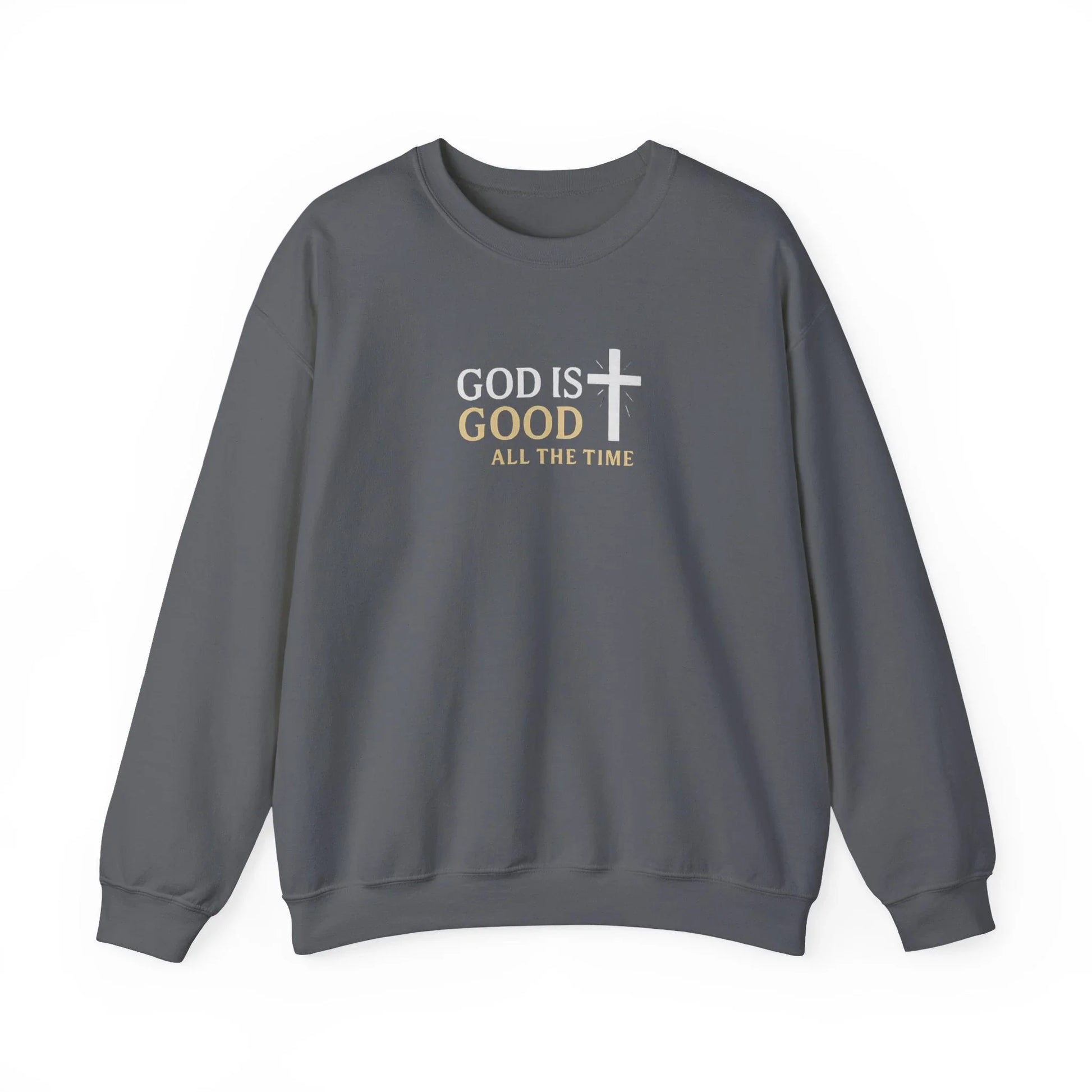 God is Good Crewneck Sweatshirt — Faith Pullover - LiberTees for All