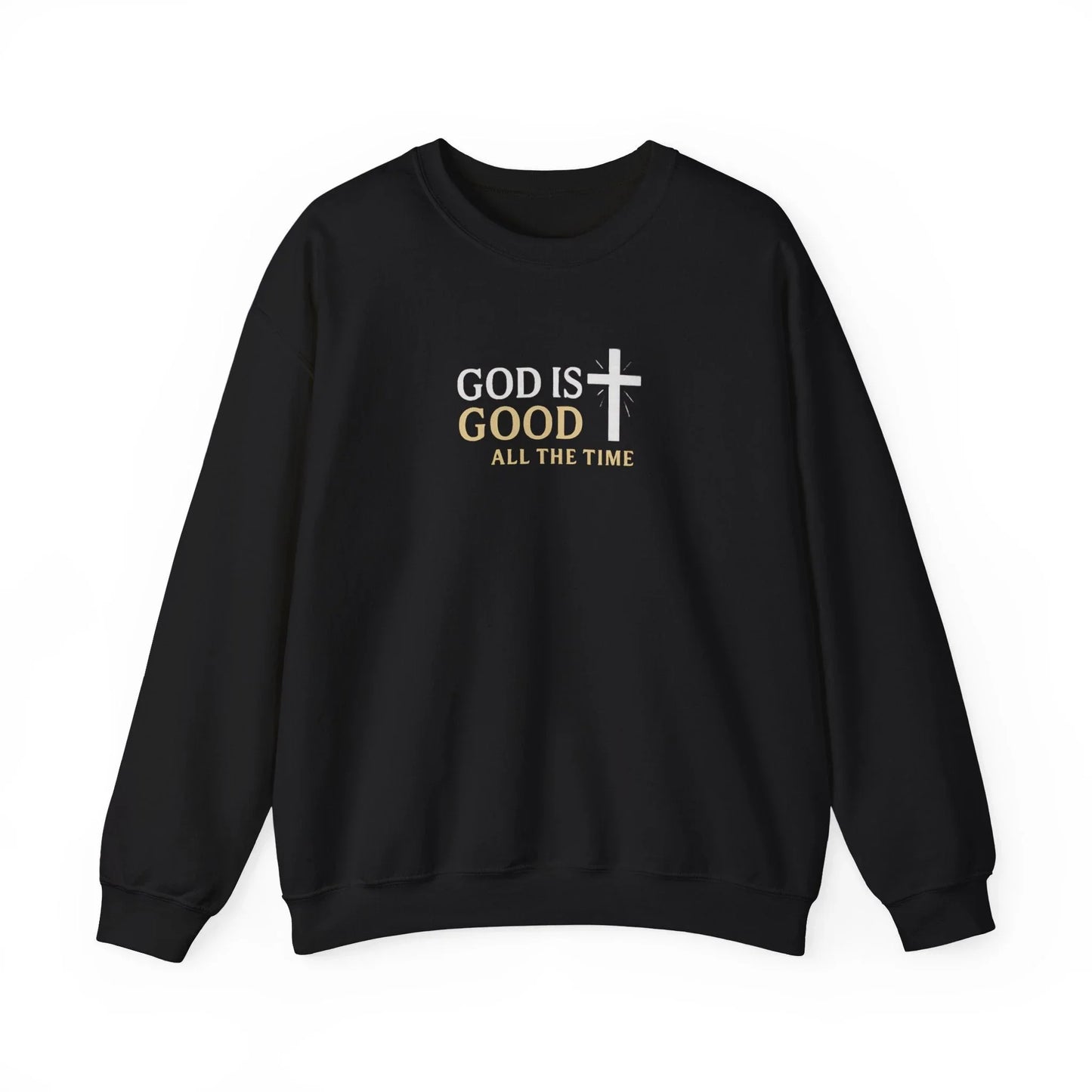 God is Good Crewneck Sweatshirt — Faith Pullover - LiberTees for All