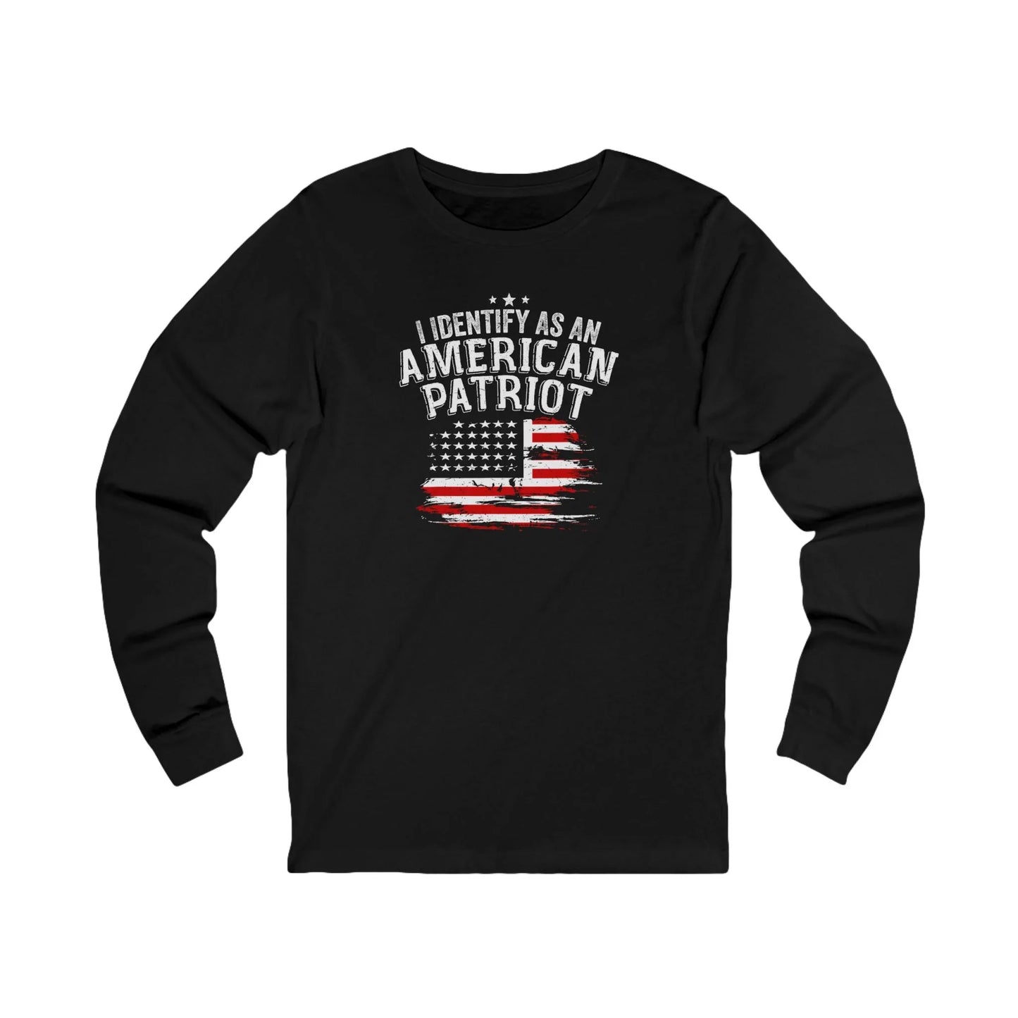 I Identify As An American Patriot Long Sleeve Tee - LiberTees for All