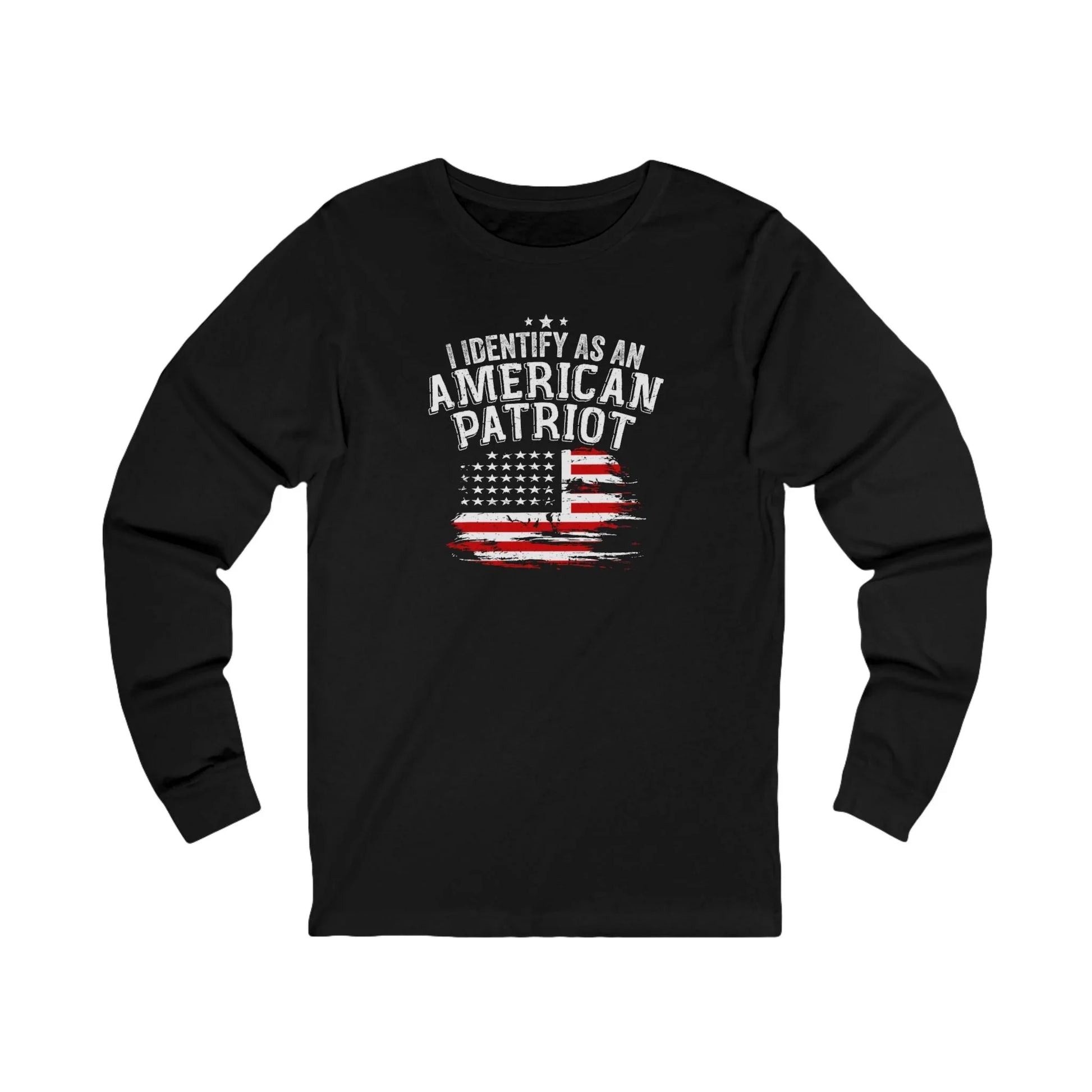 I Identify As An American Patriot Long Sleeve Tee - LiberTees for All