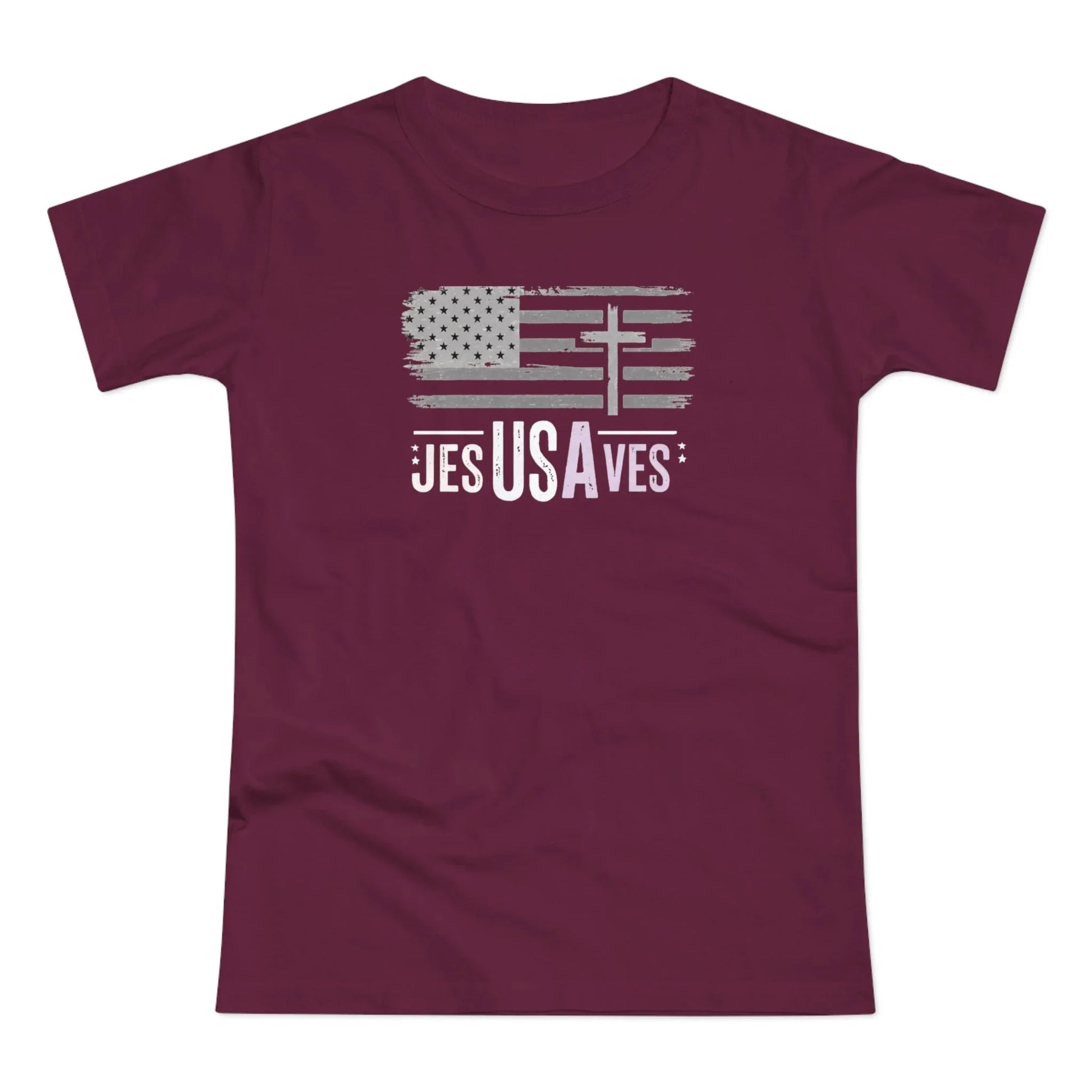 Jesus Saves USA Women's T-shirt - LiberTees for All