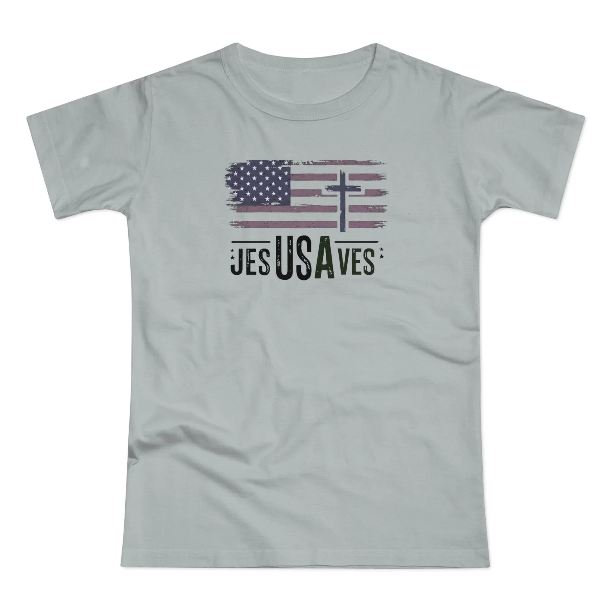 Jesus Saves USA Women's T-shirt - LiberTees for All