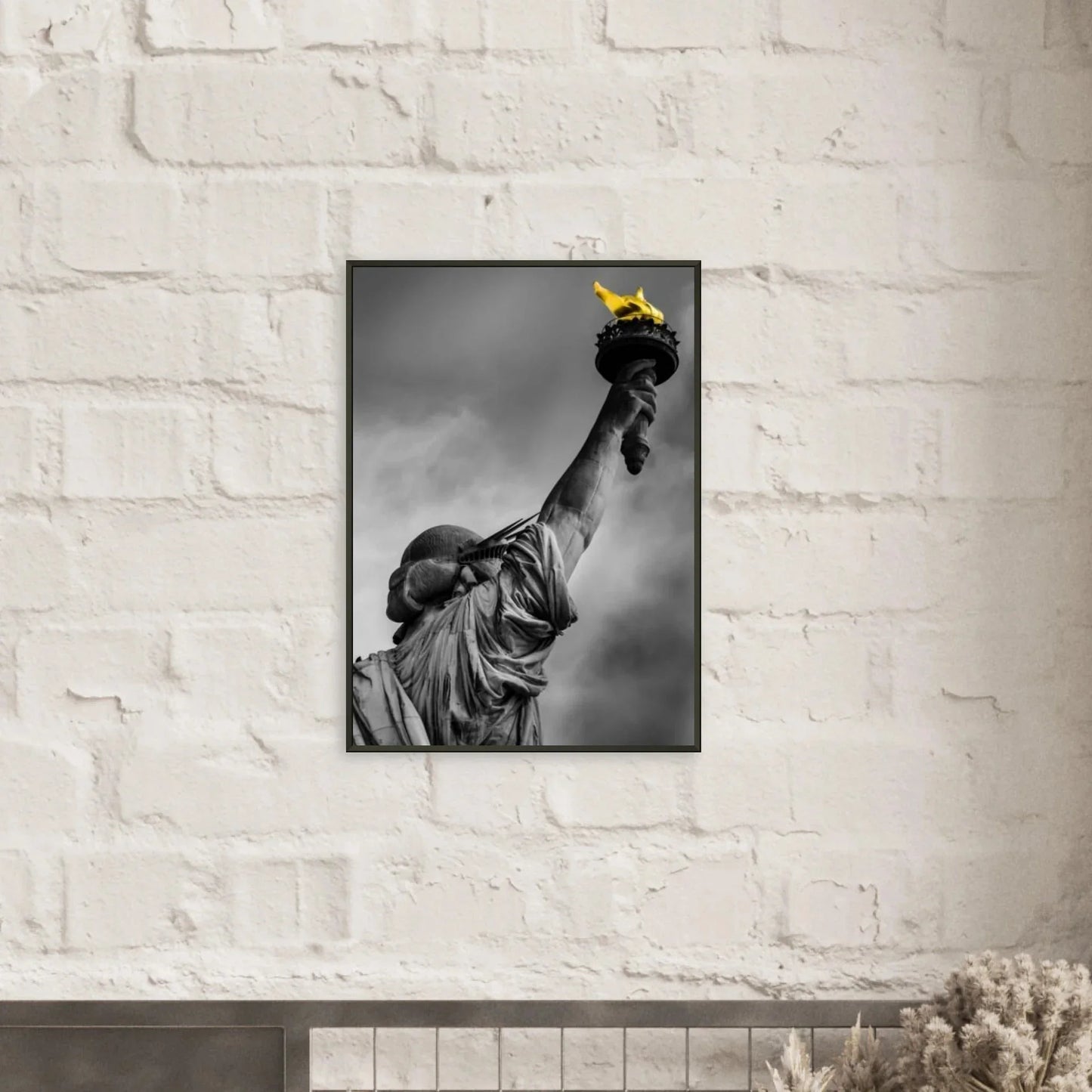 Lady Liberty Classic Semi - Glossy Paper Metal Framed Poster 50x70 cm / 20x28″ - LiberTees for All