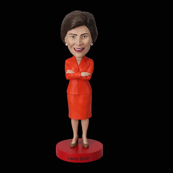Laura Bush Bobblehead - LiberTees for All
