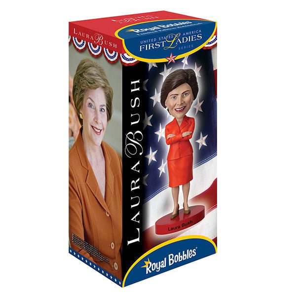 Laura Bush Bobblehead - LiberTees for All