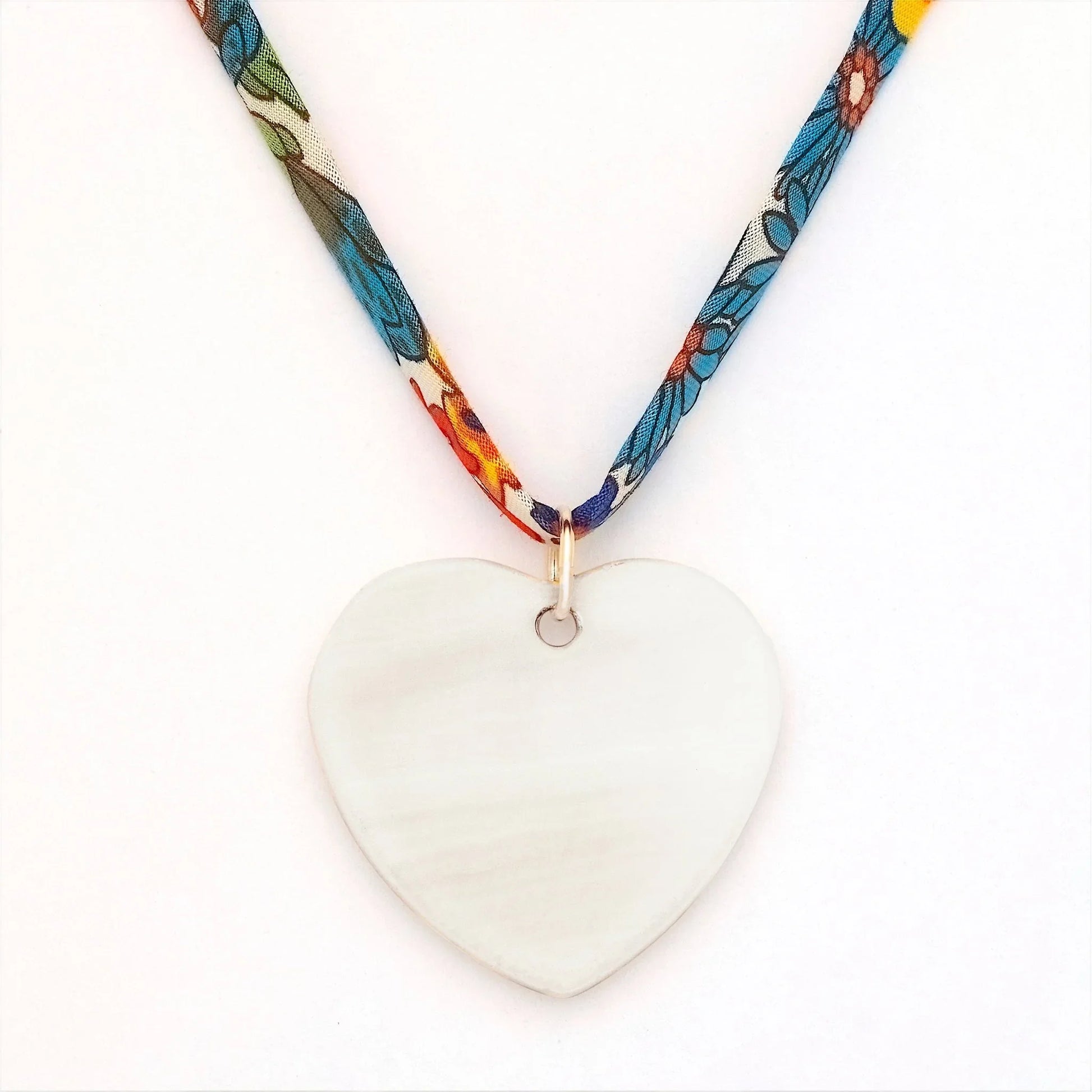 Liberty Heart Charm Necklace - LiberTees for All