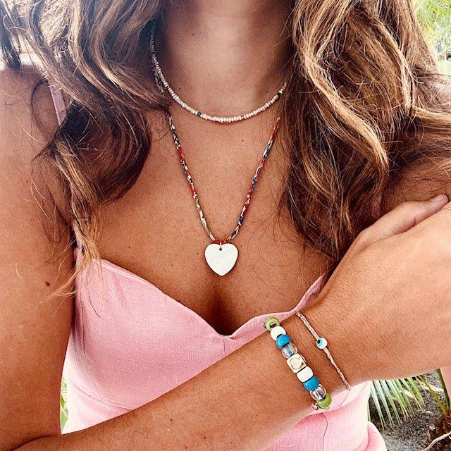 Liberty Heart Charm Necklace - LiberTees for All