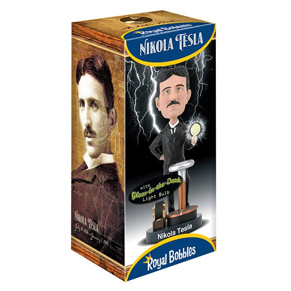 Nikola Tesla Bobblehead - LiberTees for All