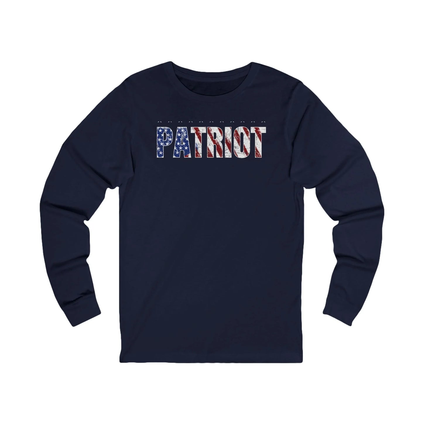 Patriot Long Sleeve Tee — American Flag Patriotic Shirt - LiberTees for All