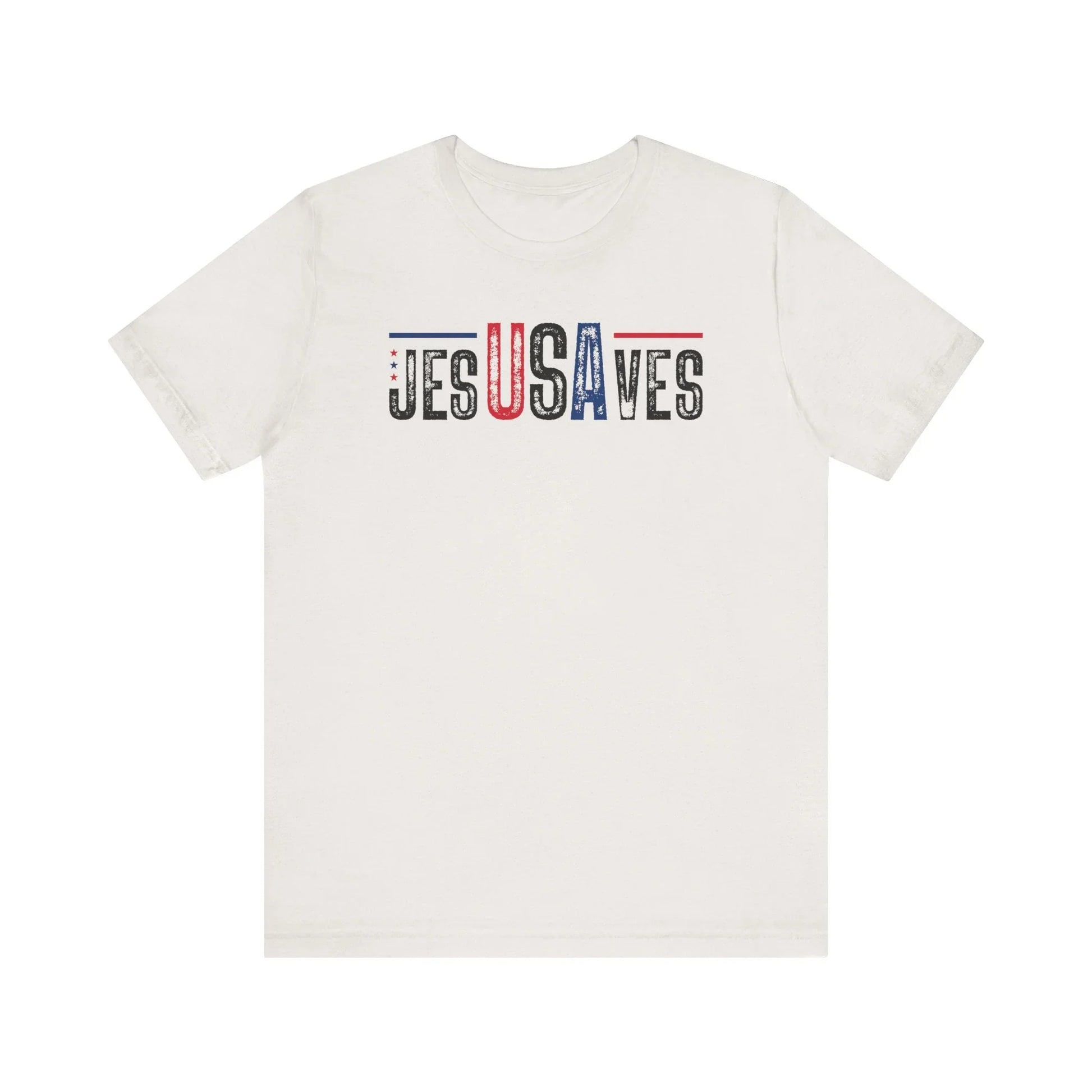 Patriotic Jesus Saves USA Tee - LiberTees for All