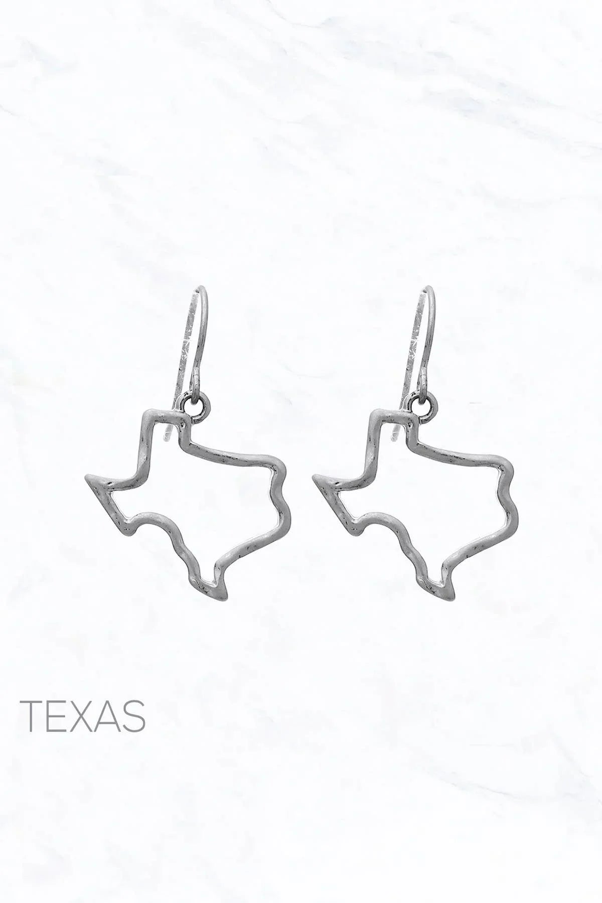 Texas Map Earrings - LiberTees for All