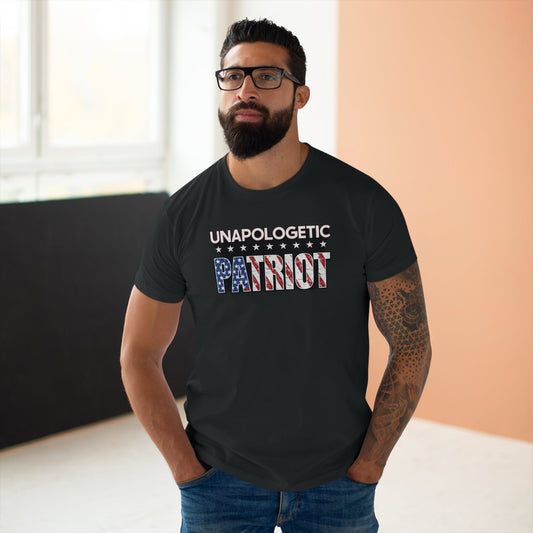 Unapologetic Patriot T-Shirt — American Flag Graphic Tee - LiberTees for All