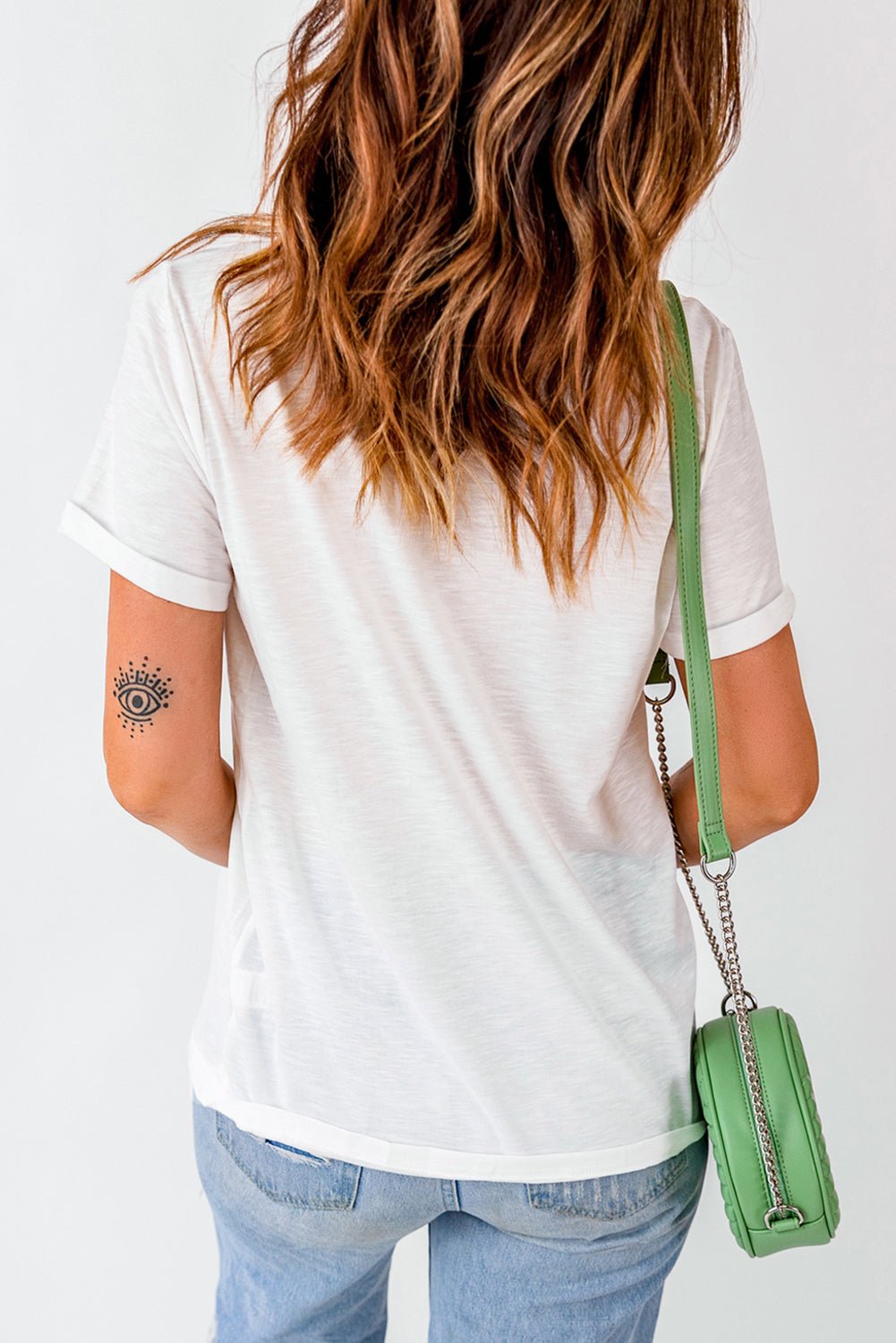 White YEE HAW State of mind Cowgirl Graphic Western Fashion Tee - LiberTees for All