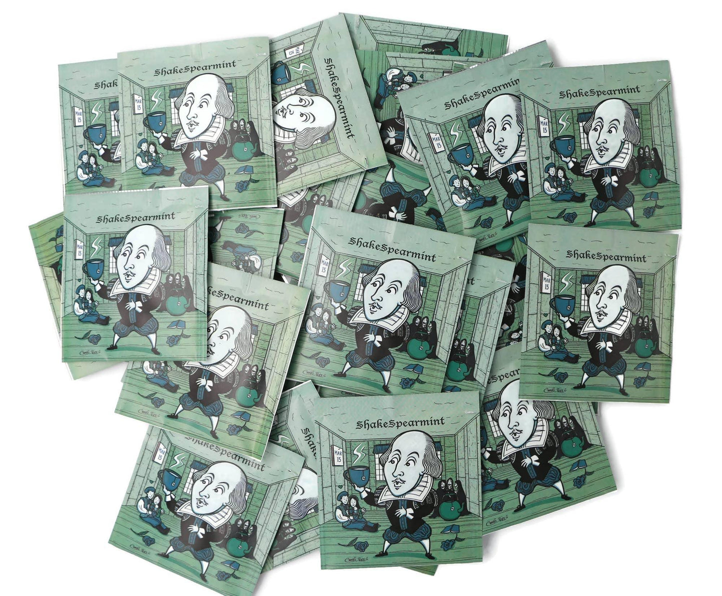 William Shakespearmint Organic Spearmint Tea Bags - LiberTees for All