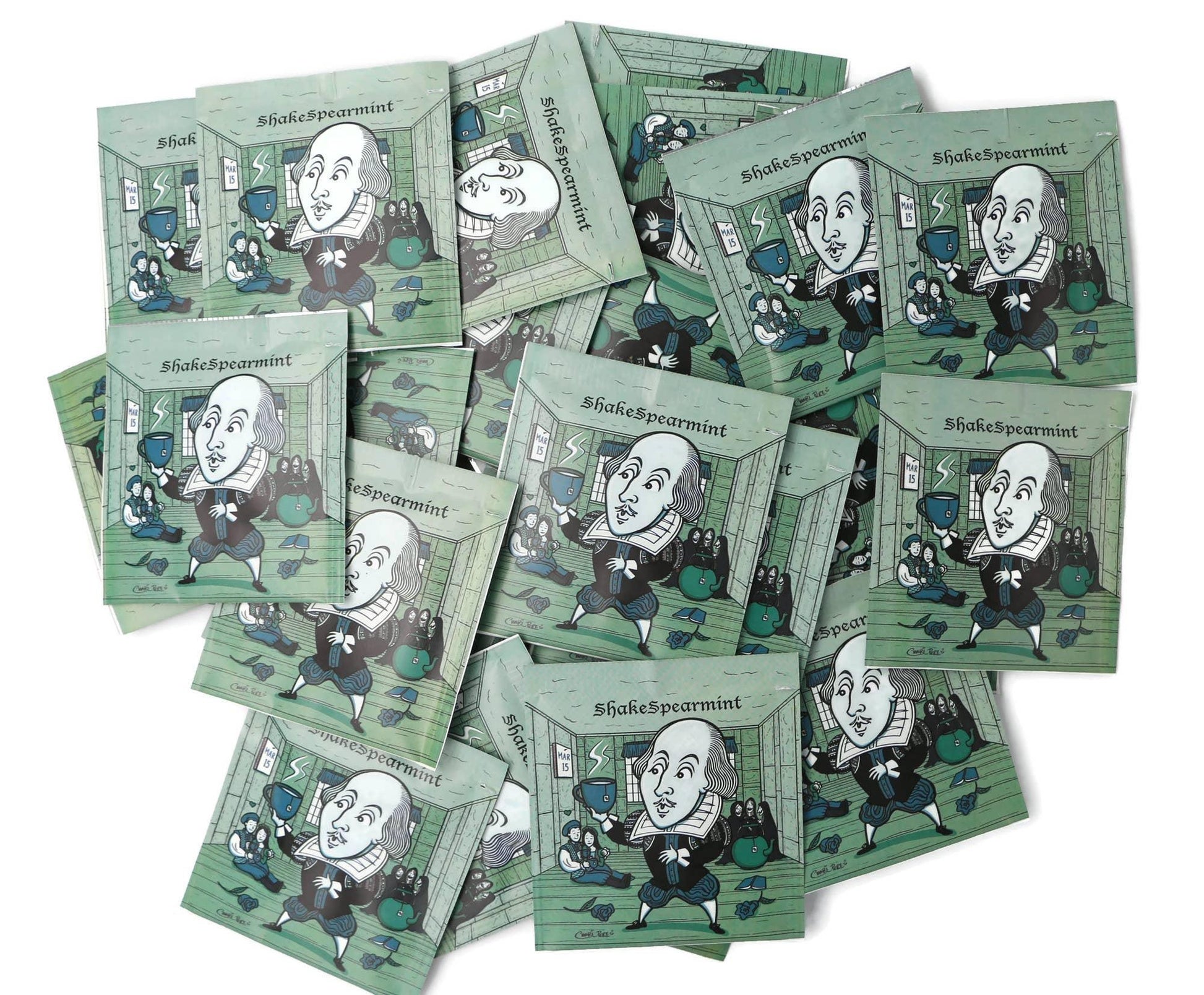 William Shakespearmint Organic Spearmint Tea Bags - LiberTees for All