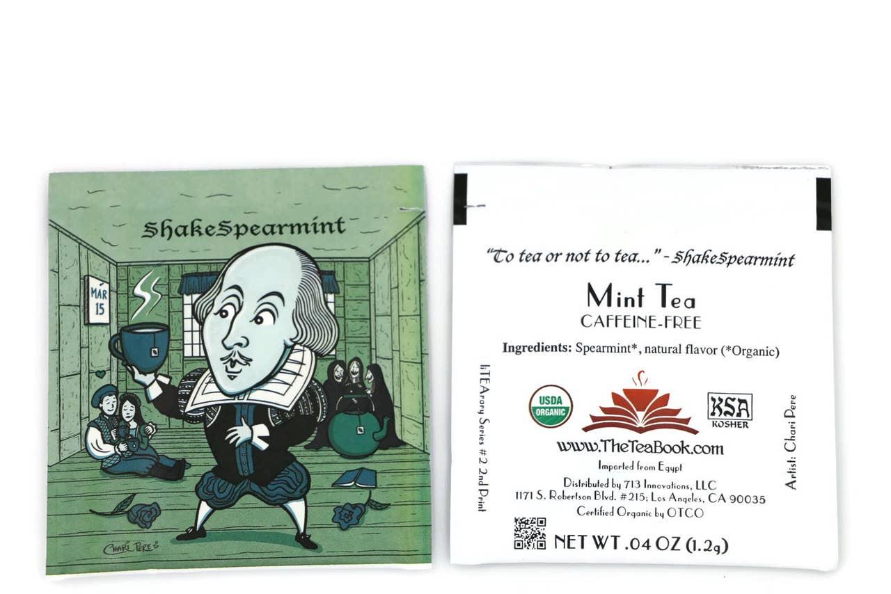 William Shakespearmint Organic Spearmint Tea Bags - LiberTees for All