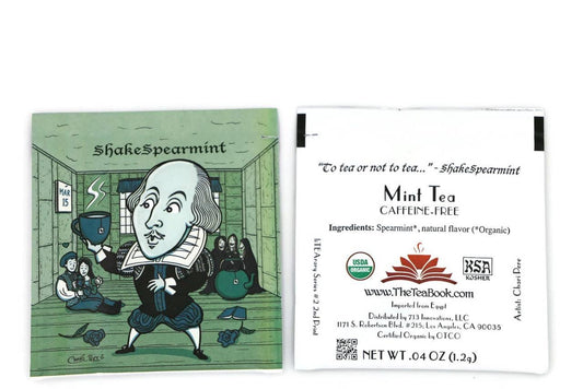 William Shakespearmint Organic Spearmint Tea Bags - LiberTees for All